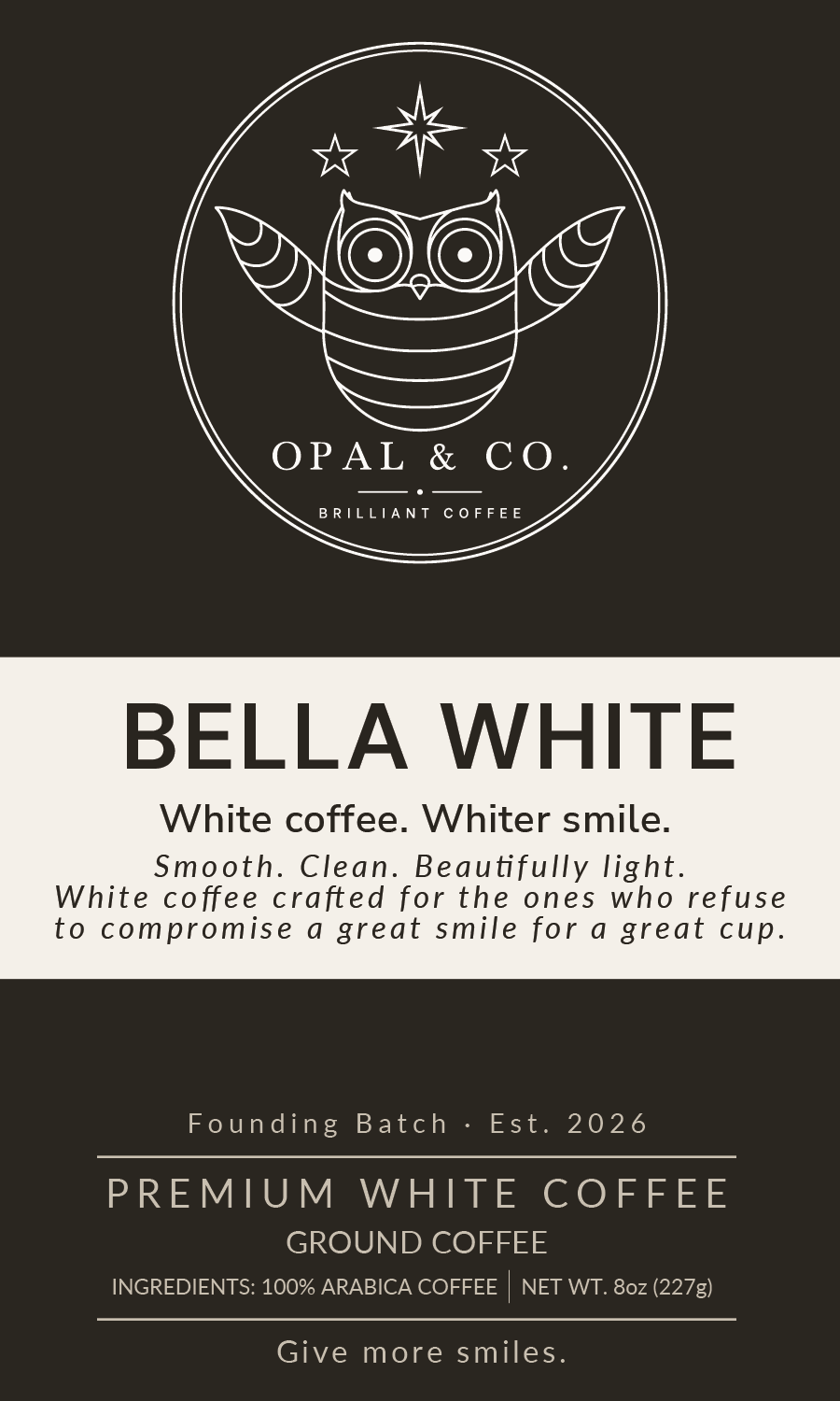 Bella White- White Coffee- 8oz